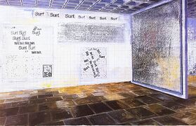 Study for Index: Incident in a Museum 5 (1985)