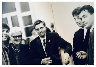 From the center: Albert Oehlen, Mayo Thompson, Werner Büttner, mid 1980s