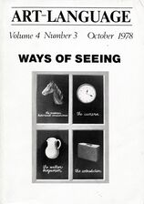 Art-Language Vol. 4 No. 3 October 1978