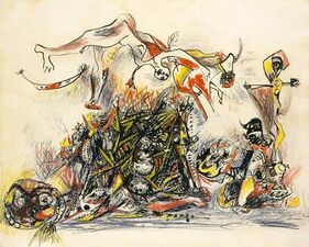 "War" by Jackson Pollock, 1947