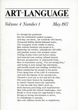 Art-Language Vol. 4 No. 1 May 1977