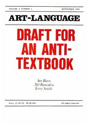 Art-Language Vol. 3 No. 1 September 1974