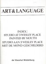 Art & Language: Index: Studio at 3 Wesley Place Painted by Mouth 1982