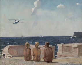 Future Pilots (1937) by Aleksandr Deyneka