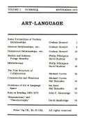 Art-Language Vol. 2 No. 3 (1973)