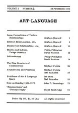 Art-Language Vol. 2 No. 3 September 1973