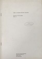 Notes on Time Show 1966-67 1967