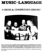 Nine Gross and Conspicuous Errors 1976