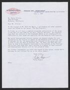 Letter from Lelan Rogers to Barry Olivier June 1, 1967[4]