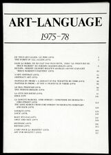 Art & Language 1975-78 1978